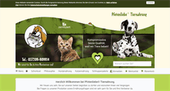 Desktop Screenshot of pfotenliebeshop.de