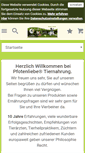 Mobile Screenshot of pfotenliebeshop.de